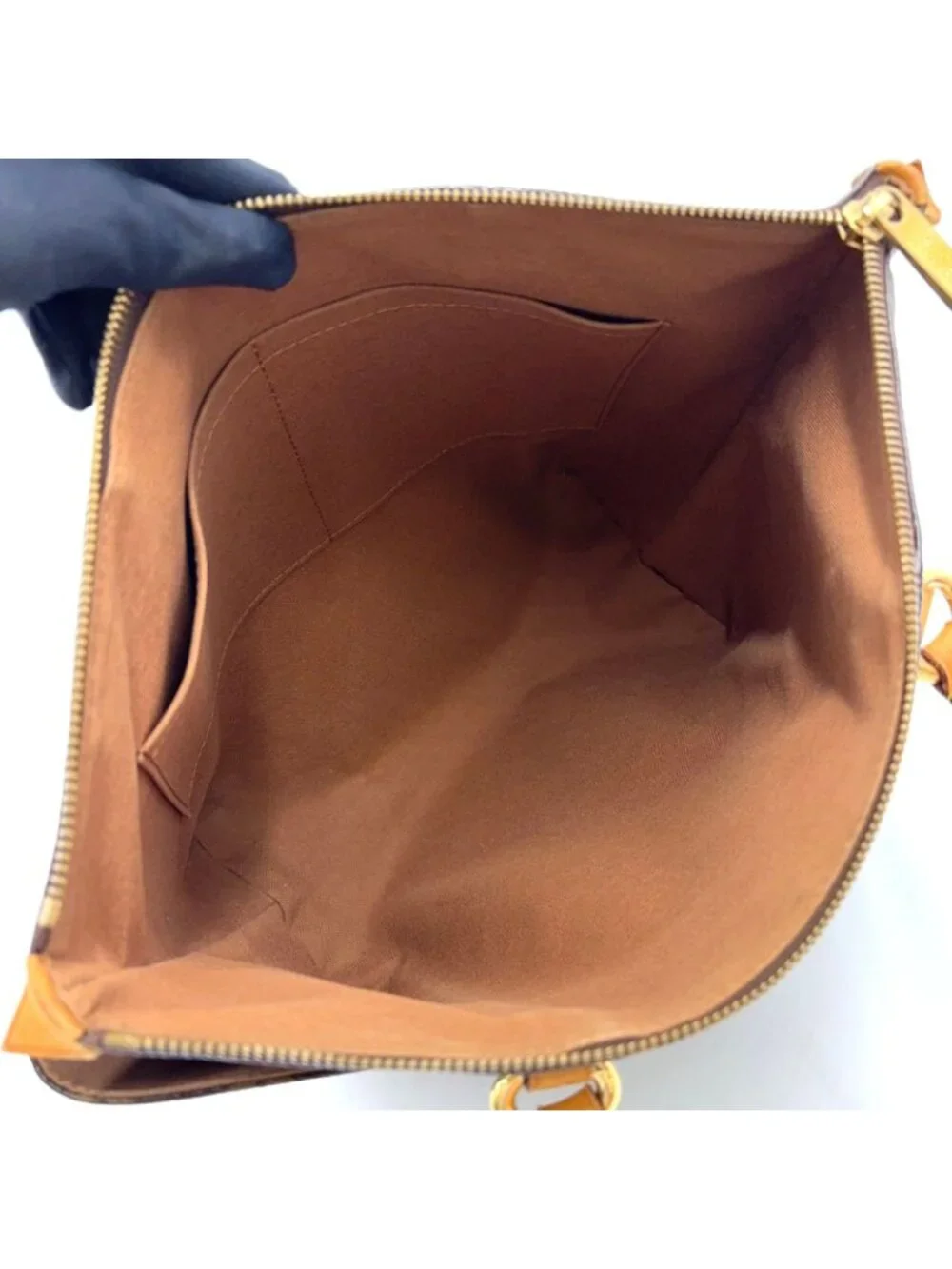 Louis Vuitton Totally PM Monogram Leather Brown Light Tote Gold